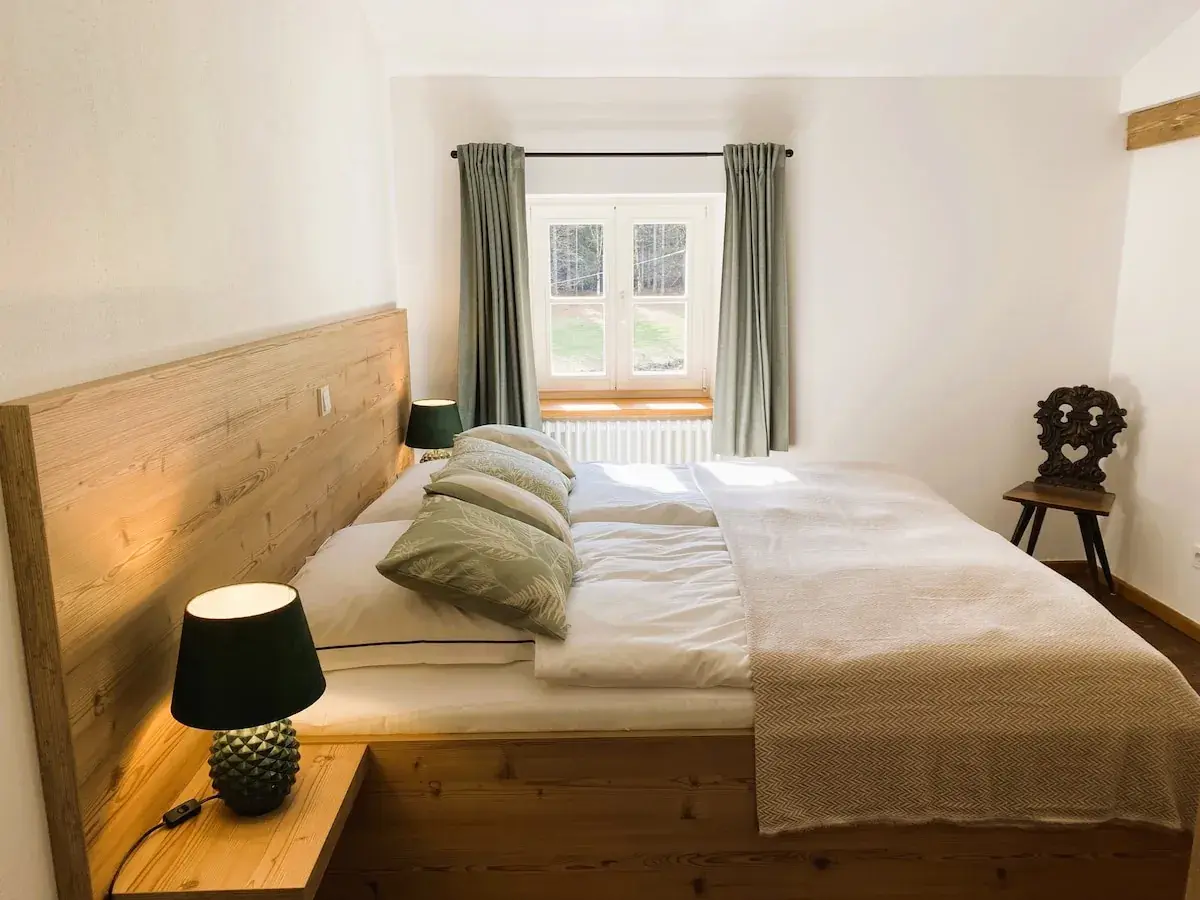Eines der vier Schlafzimmer im Haus Elizabeth.
