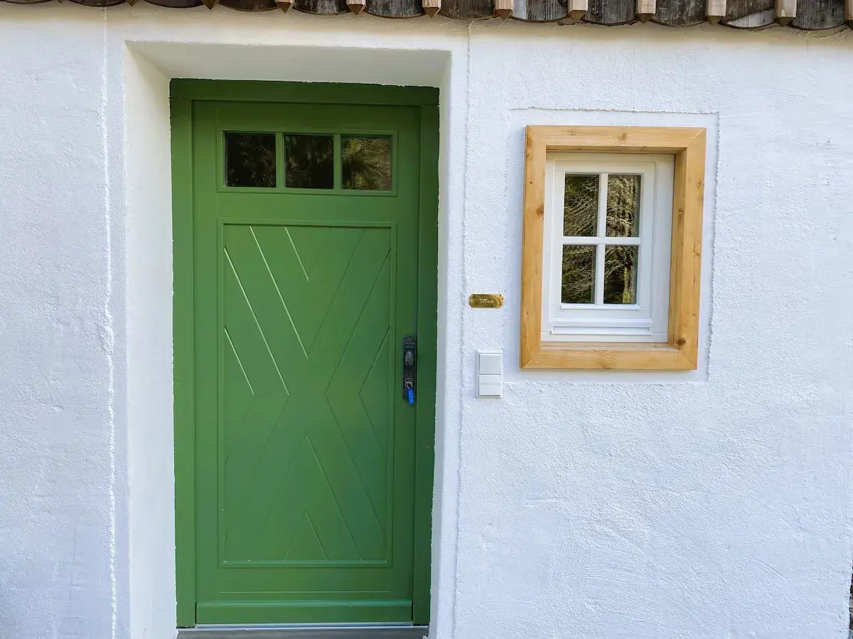 Eingangstür zum Haus Max.